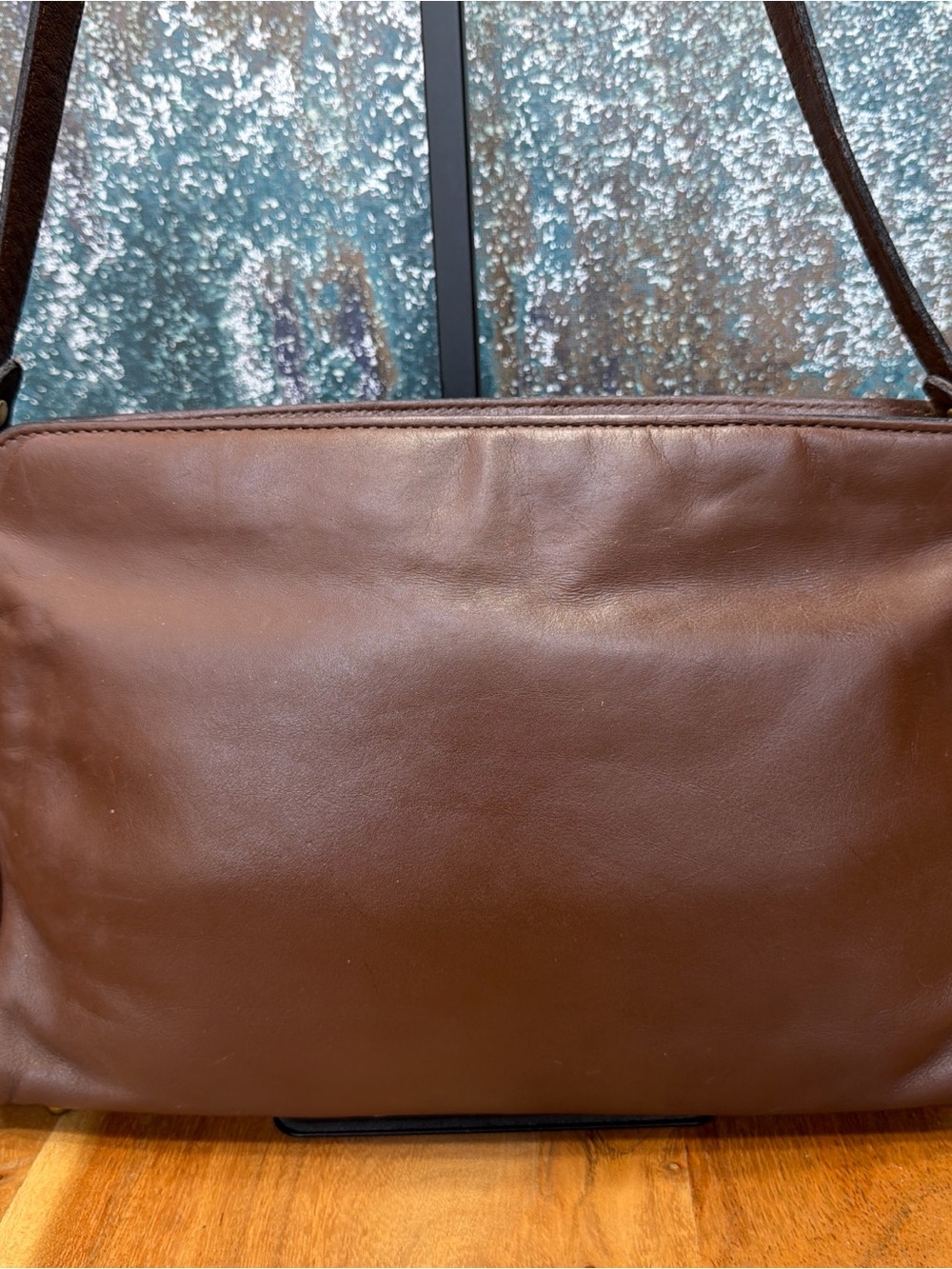 Etienne Aigner Vintage Old Money Brown Leather Shoulder Bag (GVC) - Picture 6 of 14